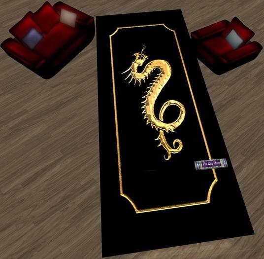 Asian runner2,Gold & black #B5