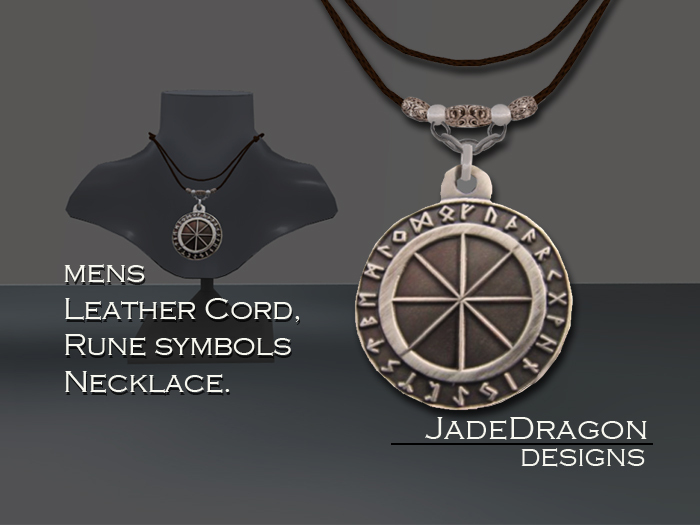 Rune Symbols Pendent - Necklace