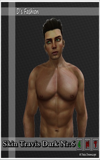Skin Travis ohne Bart Dunkel