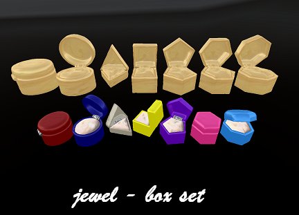 *Diesel Magic* jewel - box sculpted prim maps