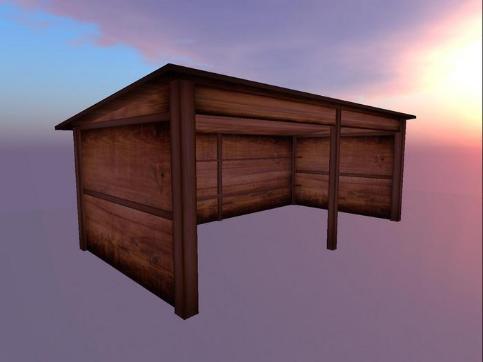 DO Mesh One Prim Barn + Free Accessories!