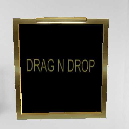 LIGHTED PICTURE DRAG DROP