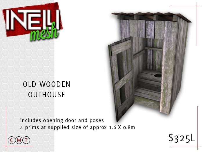 Old Wooden Outhouse