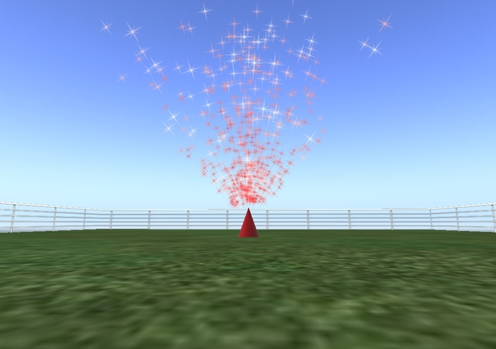 Red/White Sparkle Shower