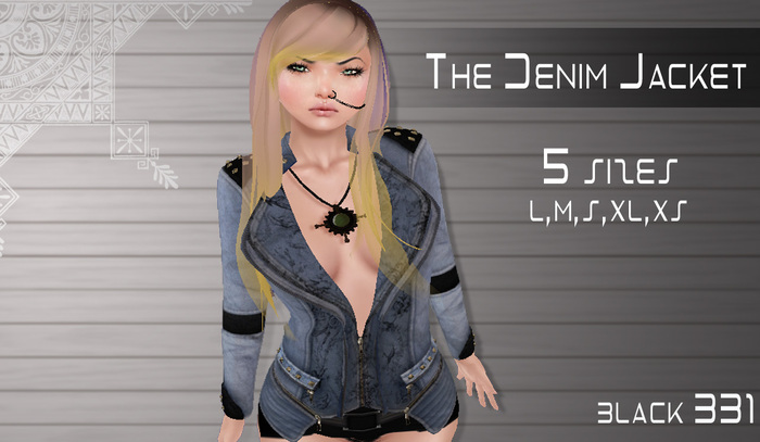 >>BLACK331<<DENIM JACKET BOX