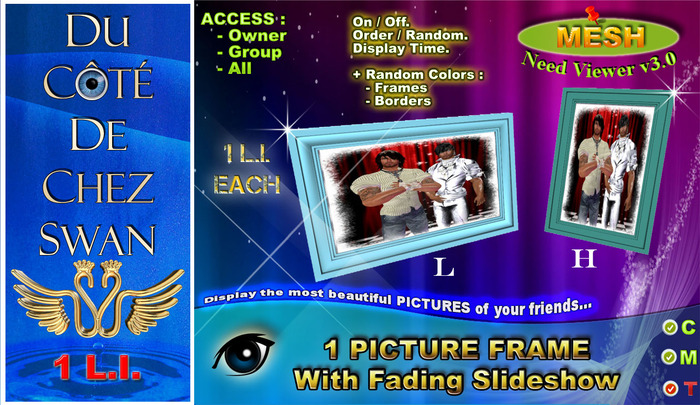 1 Frame Fading Slideshow - Mesh 1 L.i.