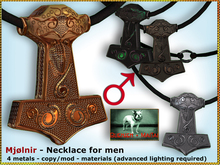 Bliensen + MaiTai - Mjolnir - Viking Necklace for MEN