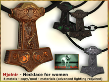Bliensen + MaiTai - Mjolnir - Viking Necklace for WOMEN