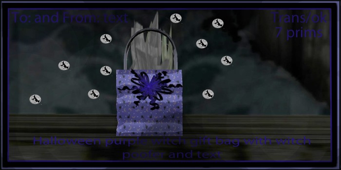 HALLOWEEN PURPLE GIFTBAG