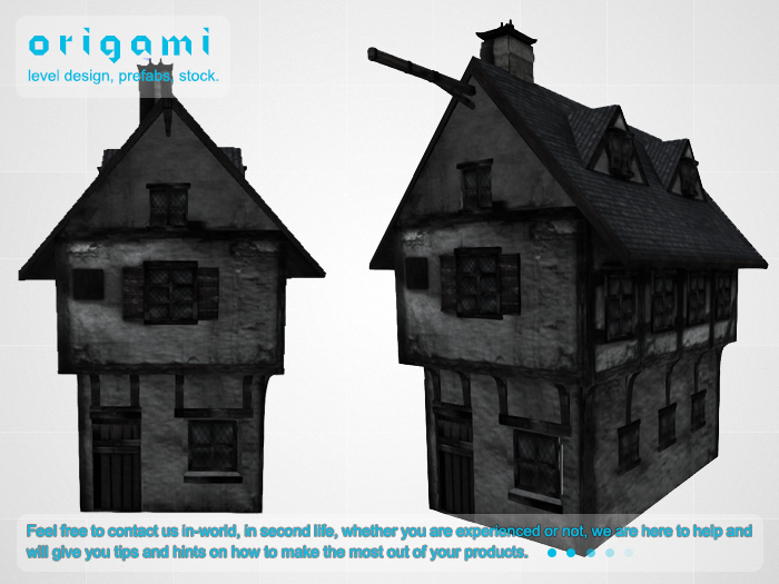 (ORIGAMI) Medieval House 1