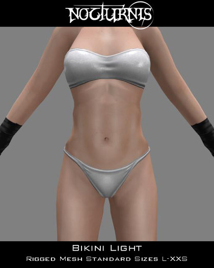 Nocturnis Mesh Bikini Light