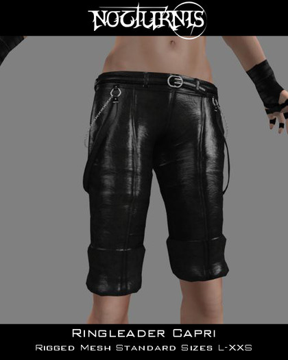 Nocturnis Mesh Ringleader Capri Black White