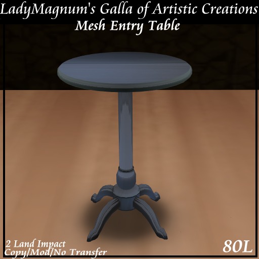 Ladym's Mesh Entry Table -  Navy