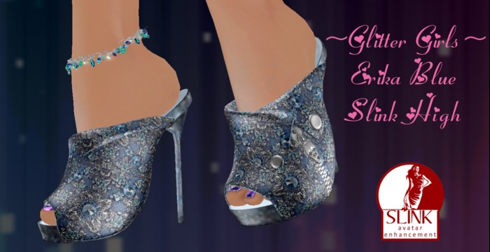 ~~Glitter Girls~~Erika Blue Slink High Box