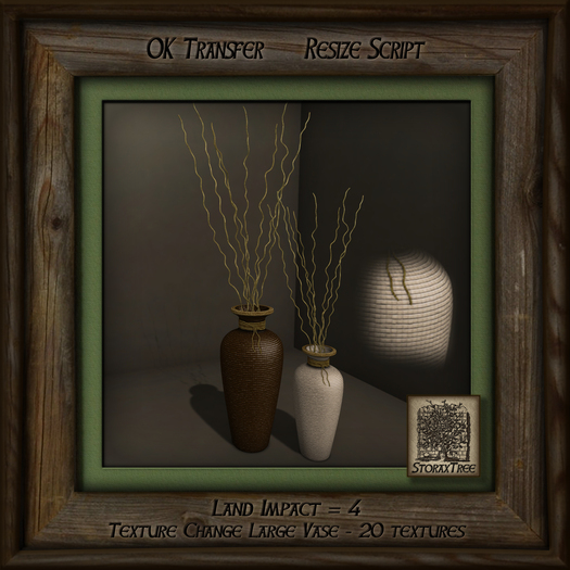 Twisty Twigs Vase Duo R - Gold and Tile F