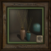 Twisty Twigs Vase Duo R - Gold and Tile L