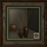 Twisty Twigs Vase Duo L - Gold and Tile A