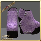 LW_ Wedge Style Platform Pumps - Violet Black