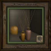 Twisty Twigs Vase Duo L - Gold and Tile D