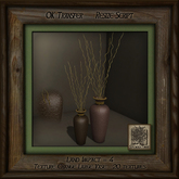Twisty Twigs Vase Duo L - Gold and Tile B