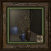 Twisty Twigs Vase Duo L - Gold and Tile H