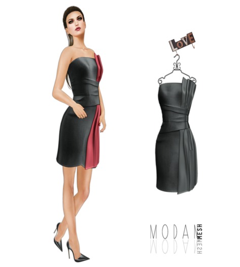 ::M.O.D.A.N.M.E.S.H.:: Inci Dress  Black