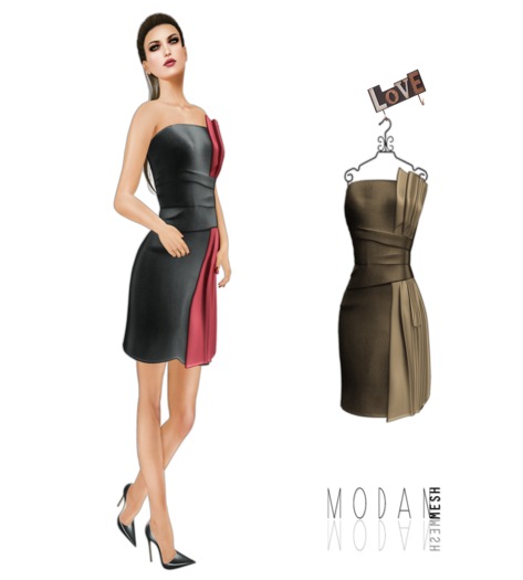 ::M.O.D.A.N.M.E.S.H.:: Inci Dress Brown