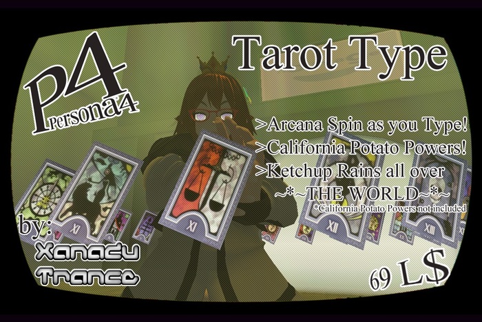 [XT] Persona4 Tarot Typer ver. 1.1