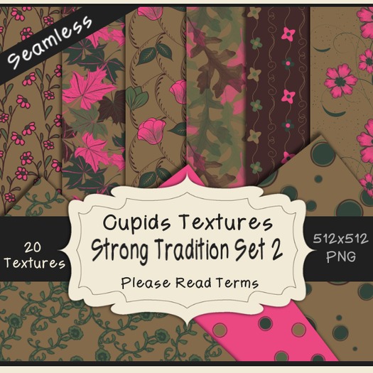 *Cupids Textures * 20 STRONG TRADITION set 2