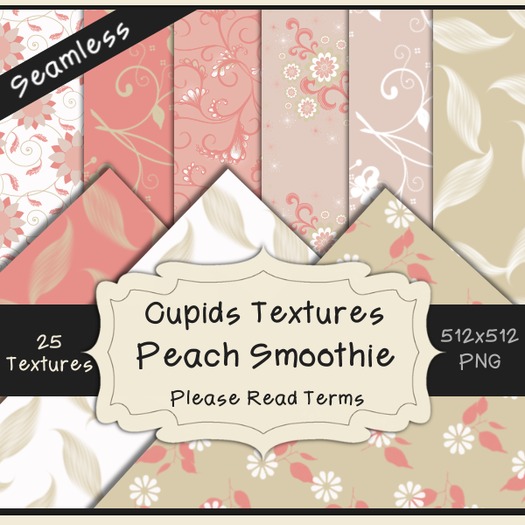 *Cupids Textures * 25 PEACH SMOOTHIE
