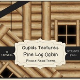 *Cupids Textures * 15 PINE LOG CABIN TEXTURES