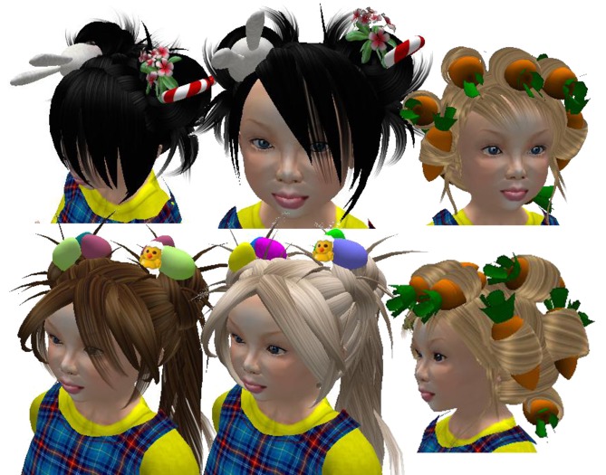 LITTLE GIRL - FUNNY HAIRS