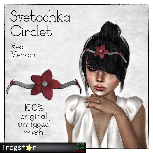 Frogstar - Rockstar Glam Hair Clip (Ruby) BOXED