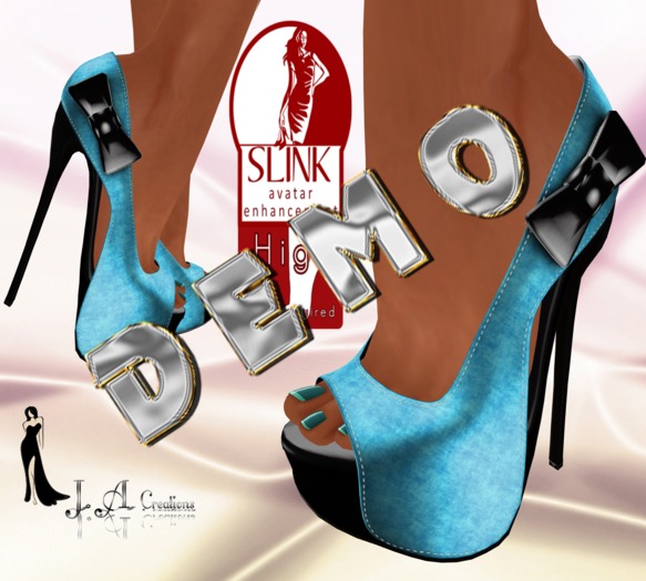 J.A Tamara Toe High Heels for slink BLUE DEMO(BAG)