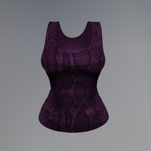 Pink Snake Mesh Tank Top