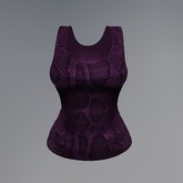 Pink Snake Mesh Tank Top