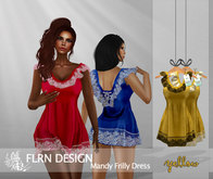 [FLRN] Mandy Frilly Dress V2 Yellow