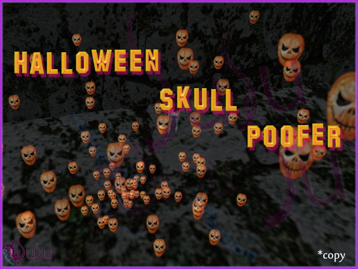 SuSu- halloween skull poofer - Totenkopf