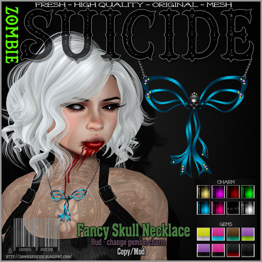:Z.S: Fancy Skull Necklace