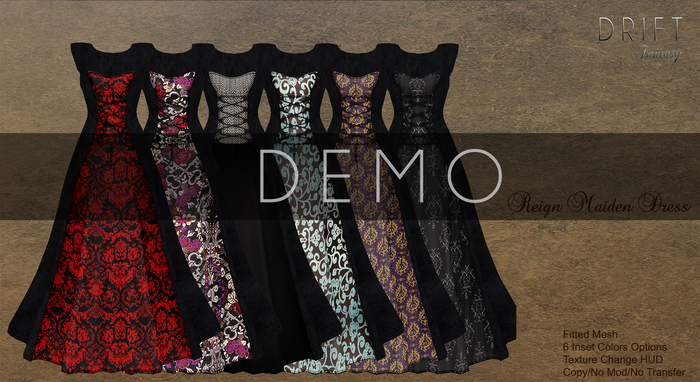 DRIFT FANTASY Reign Maiden Dress [FITTED MESH] DEMO