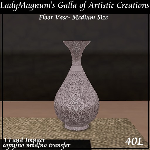 LadyMagnum's Vase No 2-Med - Rose Screened