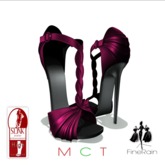:: FineRain creations.::Braid Heels Pink