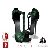 :: FineRain creations.::Braid Heels Green