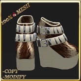 LW_ Boxed Mesh Boots with 3 Lilies - Suede Platinum