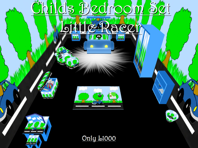 Childs Bedroom Set Little Racer