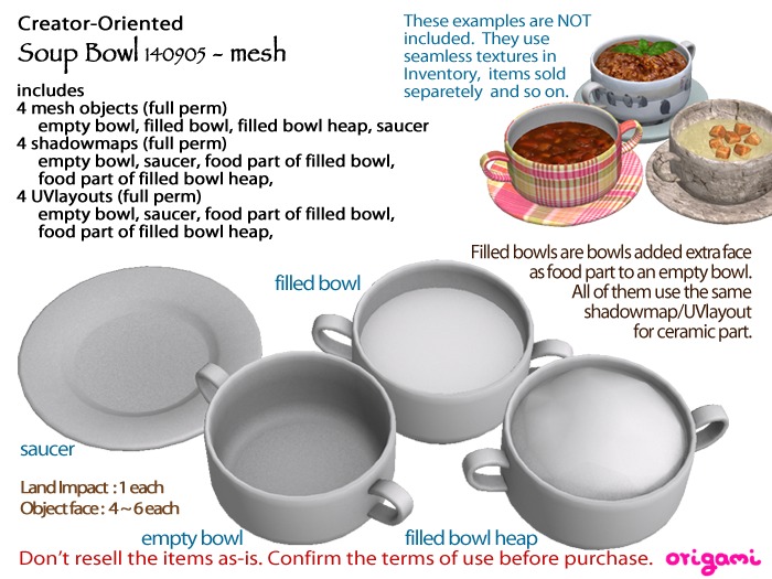 origami~* Soup Bowl 140905 - Mesh