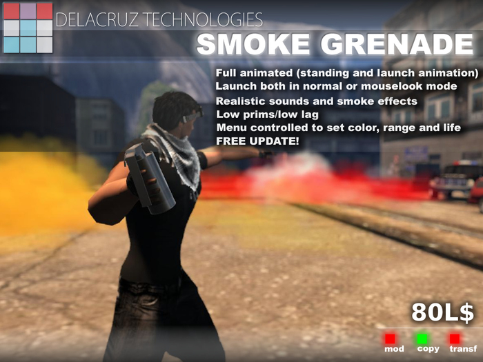 Smoke Grenade - Delacruz Technologies