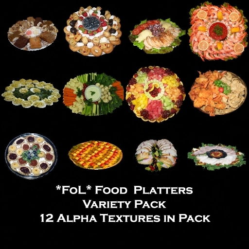 *FoL* Textures - Food Platter Variety Pack (Alpha)