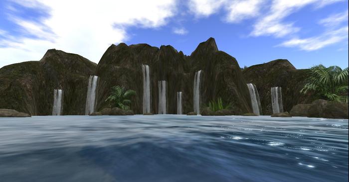 Tropical Corner waterfall - Offsim. v1
