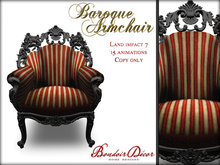 Baroque Chair White/Black